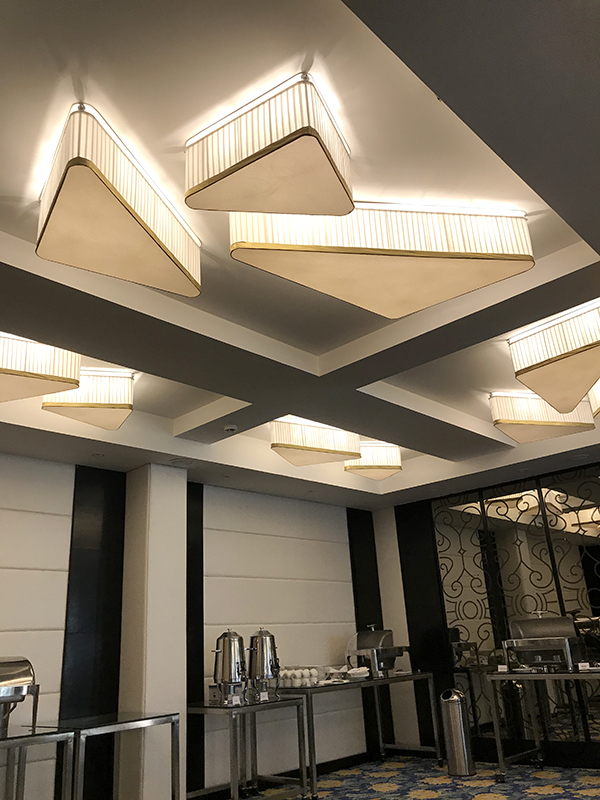 Fractal Ceiling Lamp 01 by Sahil & Sarthak for Tulip Star Hotel Jaipur Rajasthan